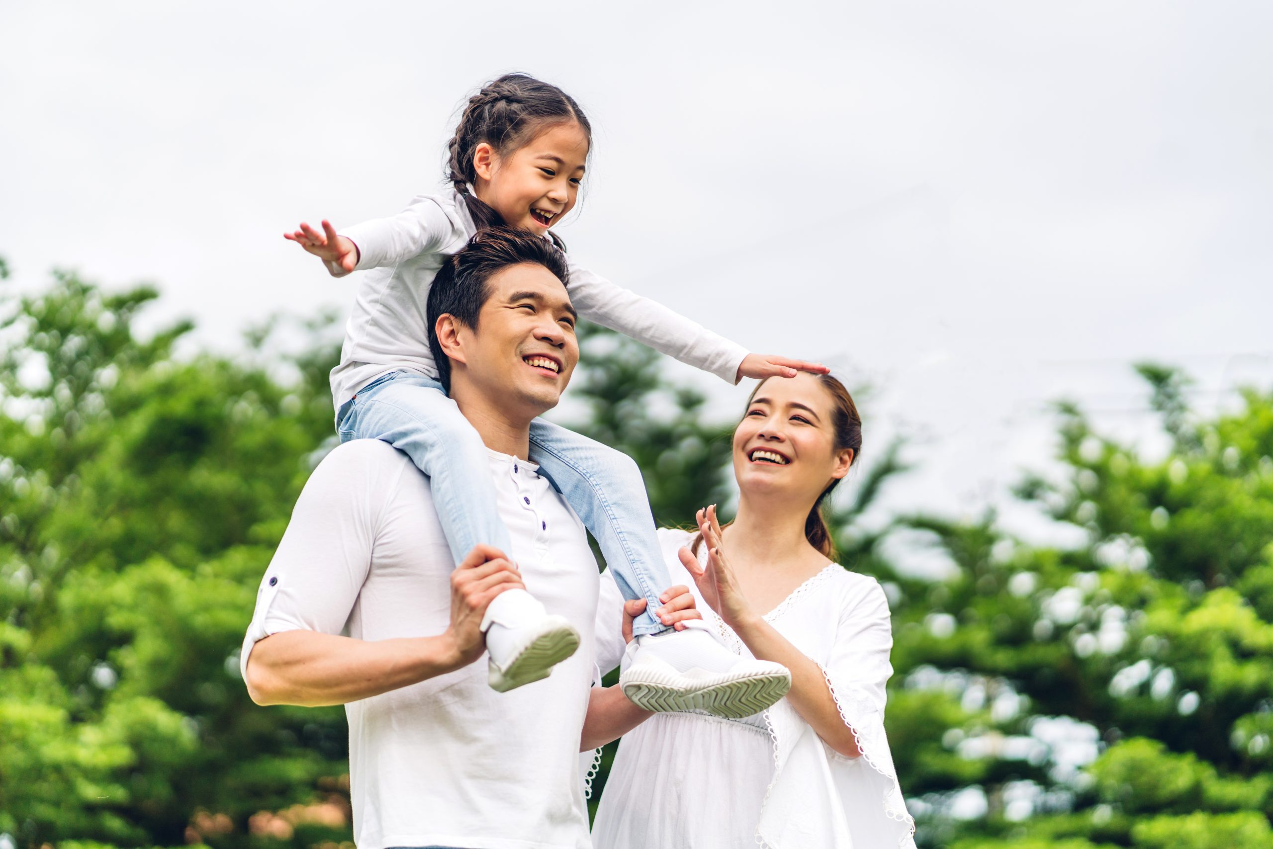 Family happy health